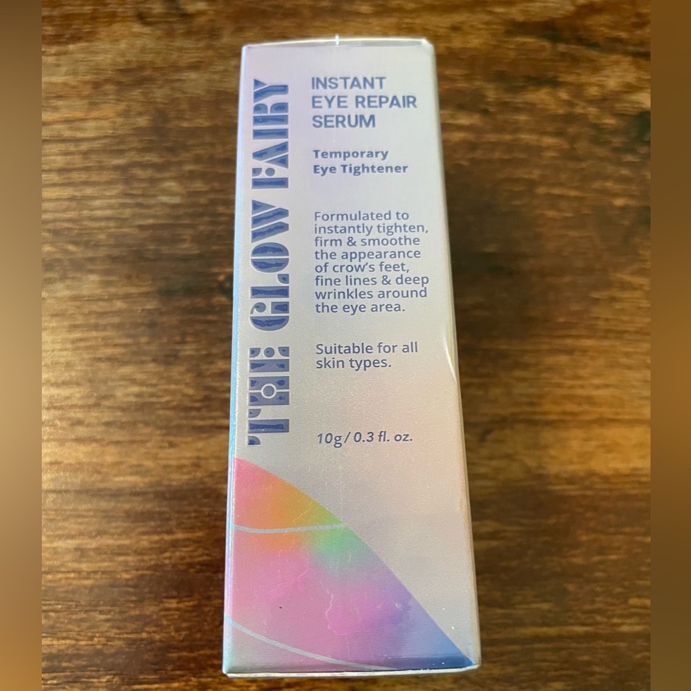 NIB-The Glow Fairy Instant Eye Repair. Factory sealed. Exp date 7/5/2026